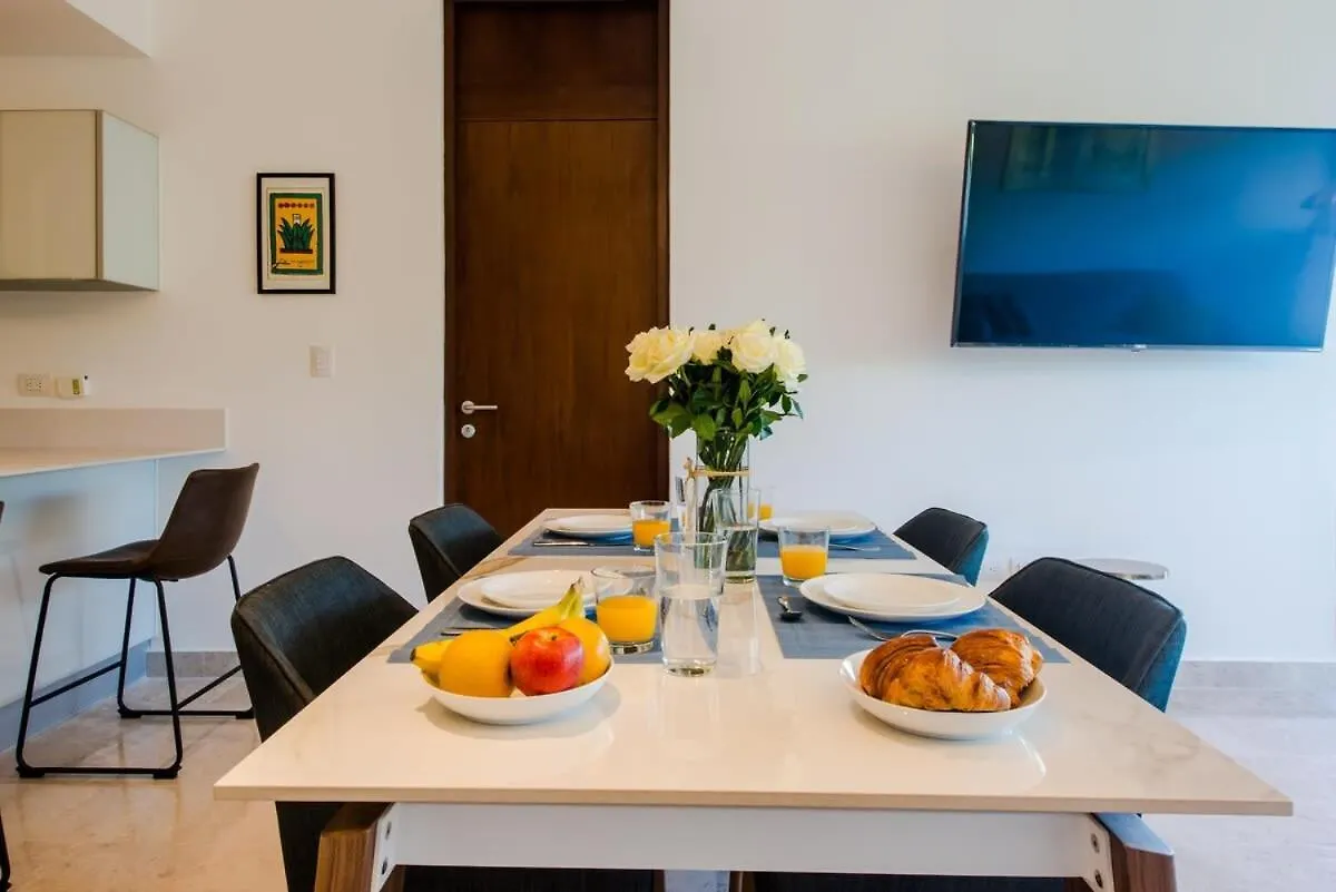 Condos With Private Jacuzzi And Shared Ocean View Roof Pool Playa del Carmen