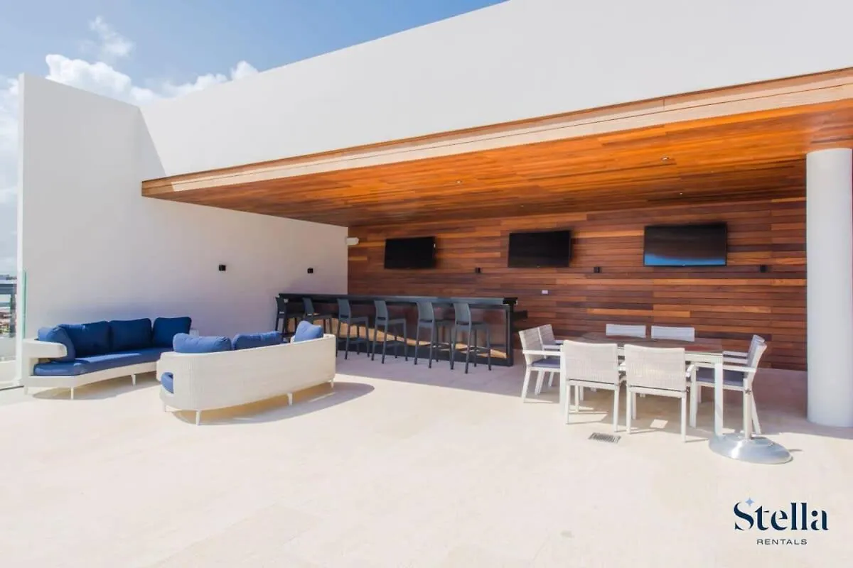 Condos With Private Jacuzzi And Shared Ocean View Roof Pool Playa del Carmen 0*,