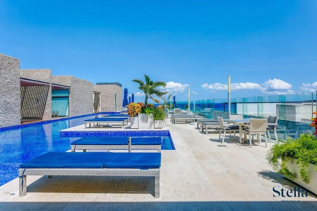 Condos With Private Jacuzzi And Shared Ocean View Roof Pool Playa del Carmen 0*,