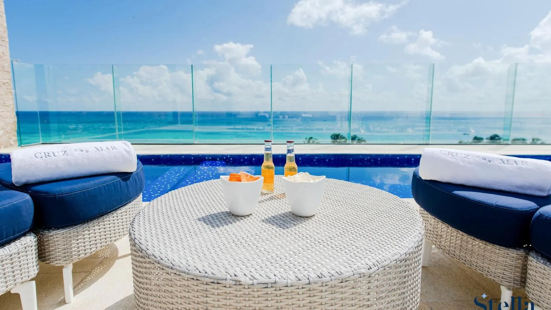Condos With Private Jacuzzi And Shared Ocean View Roof Pool Playa del Carmen Mexico