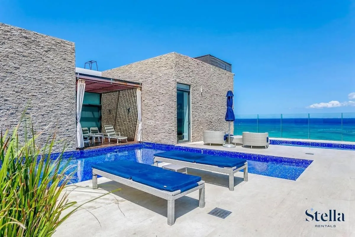 Condos With Private Jacuzzi And Shared Ocean View Roof Pool Playa del Carmen 0*,  Mexico