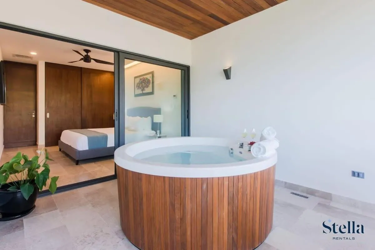 Condos With Private Jacuzzi And Shared Ocean View Roof Pool Playa del Carmen Holiday home